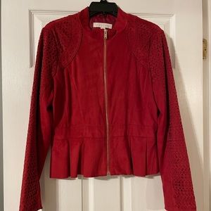 Great condition! Suede like New York and Company Peplum jacket.